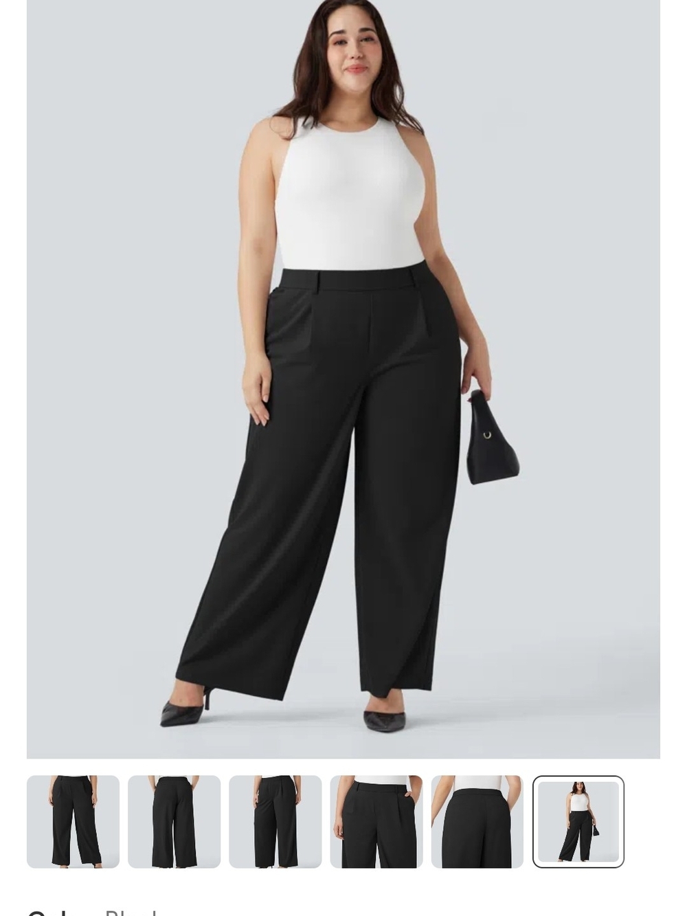 Halara Flex™ High Waisted Straight Leg Crepe Pants with Pockets